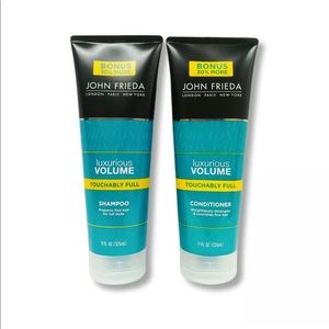 John Frieda Luxurious Volume Touchably Full, DUO /Shampoo + Conditioner, 11oz